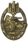 Deutschland
Drittes Reich, 1933-1945
Panzerkampfabzeichen in Bronze. Massive Ausführung, Buntmetall, ohne Herstellerangabe. sehr schön, Nadelsystem ...