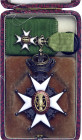 Schweden
Kommandeurskreuz zum Wasaorden (gestiftet 1772). Mit Bandstück und Miniatur im Originaletui. vorzüglich