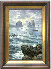Bilder
Ölbilder und Gemälde
Gemälde, Seeblick von Capri, von Michele Federico (1884-1966). Öl auf Leinwand. 40 X 26 cm. Gerahmt 37,5 X 51,5 cm. doub...