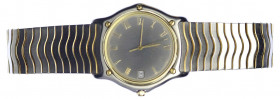 Uhren
Armbanduhren
Herrenarmbanduhr EBEL Sport Classique Stahl mit Goldlunette. Modell 1187141. 37 mm, mit original Stahl-Armband. Handaufzug. Im Or...