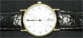 Uhren
Armbanduhren
Herrenarmbanduhr MAURICE LACROIX mit Datumsanzeige. Lunette 34 mm. Mit Lederarmband. Funktion ungeprüft