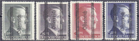 Ausland
Österreich
1 RM - 5 RM Grazer Aushilfsausgabe 1945, kompletter Satz in postfrischer Erhaltung, herstellungsbedingte Zähnung. Fotoattest Soec...