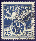 Deutschland
Altdeutschland
Bayern
25 Pf. Flugpostmarke 1912, sauber gestempeltes Luxusstück, tiefst geprüft Pfenninger. Mi. 400,-€. gestempelt. Mic...