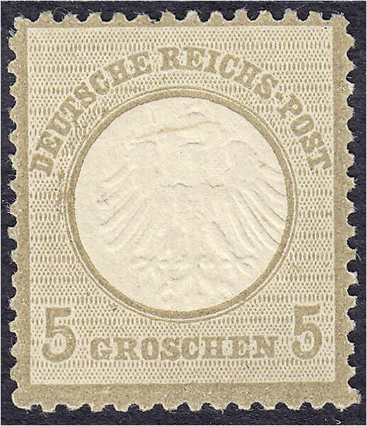 Deutschland
Deutsches Reich
5 Groschen kleiner Brustschild 1872, ungebrauchte ...