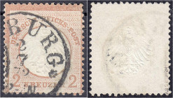 Deutschland
Deutsches Reich
2 Kreuzer 1872, sauber gestempelt, tiefst geprüft Hennies BPP. Mi. 400,-€. gestempelt. Michel 8.