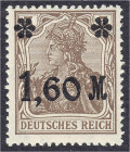 Deutschland
Deutsches Reich
1.60 M auf 5 (Pf.) Freimarken 1921, (lebhaft)braun, postfrische Erhaltung, tiefst geprüft Tworek BPP. Mi. 230,-€. ** Mic...