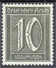 Deutschland
Deutsches Reich
10 Pf. Ziffern 1921, Farbe ,,b" in postfrischer Erhaltung. Kurzbefund Meyer BPP >einwandfrei