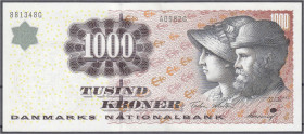 Ausland
Dänemark
1000 Kroner 1998. I- Pick 59a.