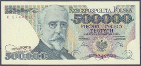 Ausland
Polen
500 Tsd. Zloty 20.4.1990. I. Pick. 156a.