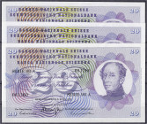 Ausland
Schweiz
3 X 20 Franken 5.1.1970, 24.1.1972 u. 9.4.1976. I- Pick. 46r,t,w.