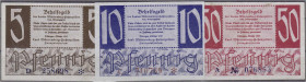 Die deutschen Banknoten ab 1871 nach Rosenberg
Deutschland unter alliierter Besatzung, 1945-1948
3 Stück: Württemberg, Landesregierung 1947. 5, 10 u...