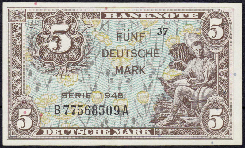 Die deutschen Banknoten ab 1871 nach Rosenberg
Westliche Besatzungszonen und BR...