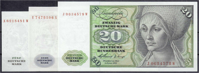 Die deutschen Banknoten ab 1871 nach Rosenberg
Westliche Besatzungszonen und BR...