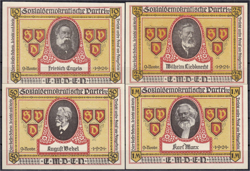 Deutsches Notgeld und KGL
Emden (Hannover)
Sozialdemokratischen Werbewoche, 4 ...