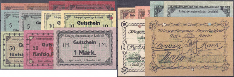 Deutsches Notgeld und KGL
Lechfeld KGL (Bayern)
Kriegsgefangenenlager, 18 Sche...