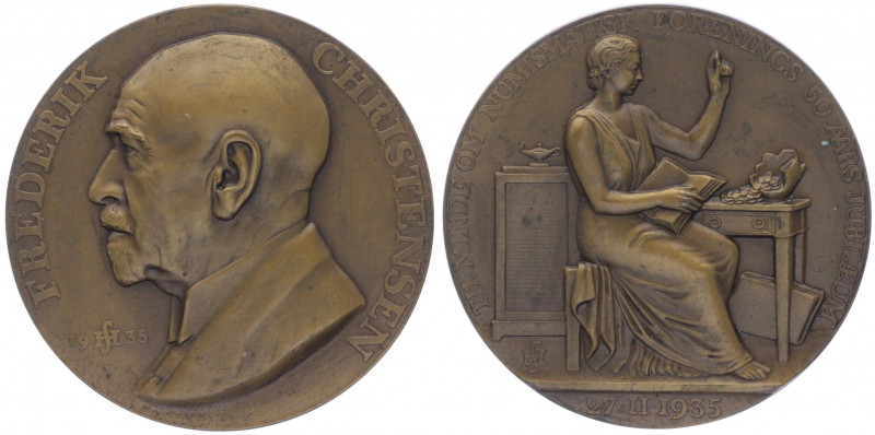 Bronzemedaille, 1935
Dänemark. CHRISTENSEN, Frederik *1866 +1935, (v. H. Salomon...