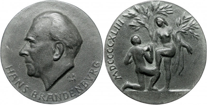 Eisen-Guss-Plakette, 1943
Deutschland, 3. Reich 1933 - 1945. auf Hans Brandenbur...