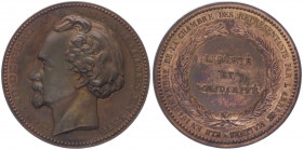 Zweite Republik 1848 - 1852.
Frankreich. Bronzemedaille, 1848. von Jouvenel, auf die Mitgliedschaft des Hubert Joseph Antoine Armand de Perceval in de...