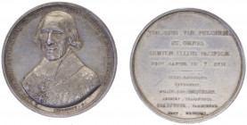 Kupfermedaille, 1853
Frankreich. / Bleimedaille, einseitig, auf A. Rouget de Lisle, Autor der Marseillaise.. 64,47g
ss