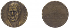 Bronzemedaille, 1867
Frankreich. auf J.A.D. Ingres, Direktor der königlichen Akademie in Rom, Senator.. 67,22g
vz