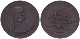 Kupfermedaille, 1873
Frankreich. auf E. Ernoul, Rechtsanwalt 1829 - 1873.. 50,65g
vz