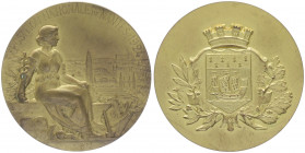 Bronzemedaille, 1924
Frankreich. Bronzemedaille 1924, vergoldet, auf die Nationale Ausstellung in Nantes. 83,24g
stgl
