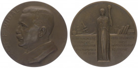 Bronzemedaille, o. Jahr
Frankreich. auf Prof. Dr. F. Widal, Mediziner.. 139,97g
vz