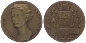 Bronzemedaille, o. Jahr
Frankreich. auf J.L. Gerome 1824 - 1904.. 31,09g
stgl