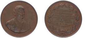 Bronzemedaille, o. Jahr
Frankreich. auf Alexander Krannhals 1808 - 1961, Dirigent.. 63,61g
vz