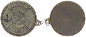 Bronzemedaille, 1996-2045
Großbritanien - England. Drehbare, einseitige, Bronze, für die Jahre 1996 - 2045, an Öse.. 44,88g
ss/vz