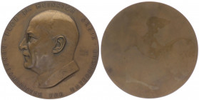 Bronzemedaille, 1930
einseitig auf Prof. Dr. Heinrich Srbik, Unterreichtsminister.. Wien
107,16g
stgl