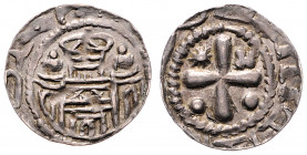 Arnold 1173 - 1190
Deutschland nach Regionen/Städten und Jahreszahlen geordnet, Westfalen / Osnabrück-Bistum. Denar, o. Jahr. Kreuz in den Winkeln, St...