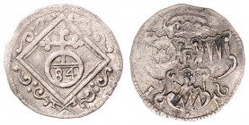 Johann Philipp von Schönborn 1647 - 1673
Deutschland nach Regionen/Städten und Jahreszahlen geordnet, Würzburg Bistum. 1/84 Taler, 1756. 0,66g
Helmsch...