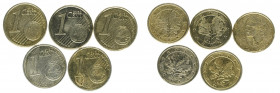 Rainier 1949 - 2005
Monaco. Lot 5x 1 Cents, 1999. a. ca. 2,30g
Materialproben
vz