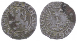 Ferdinand II. als Kaiser 1619 - 1637
Kreuzer, 1624. Kuttenberg
0,73g
Her. 1411
s/ss