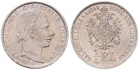 Franz Joseph I. 1848 - 1916
1/4 Gulden, 1859 B. Kremnitz
5,36g
Fr. 1525
stgl