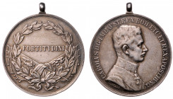 Karl I. 1916 - 1918
Ag - Tapferkeits-Medaille, o. Jahr. Wien
17,44g
Wurzb. 4305, Mericka 96
ss