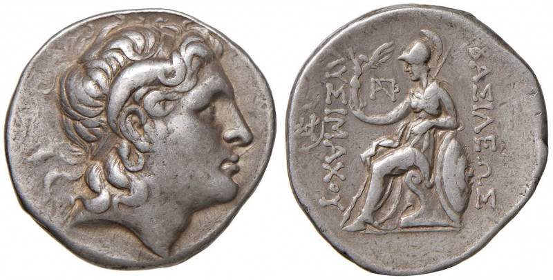 TRACIA Lisimaco (323-281) Tetradracma - Busto a d. - R/ Atena seduta a s. - S.Co...