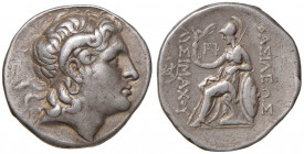 TRACIA Lisimaco (323-281) Tetradracma - Busto a d. - R/ Atena seduta a s. - S.Co. 1103 e segg. AG (g 16,95)
MB+