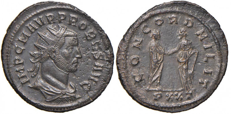 Probo (276-282) Antoniniano (Ticinum) Testa radiata a d. - R/ L’imperatore e la ...