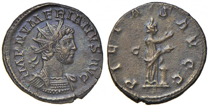 Numeriano (282-284) Antoniniano (Lugdunum) Testa radiata a d. - R/ La Pietà stan...