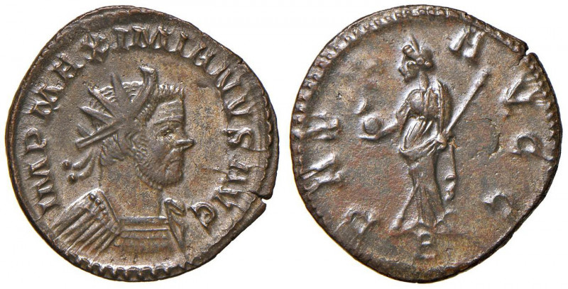 Massimiano (286-305) Antoniniano (Lugdunum) Testa radiata a d. - R/ La Pace stan...