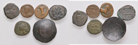 Lotto di sei monete antiche varie
MB-BB