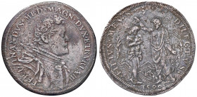 FIRENZE Ferdinando I (1587-1609) Piastra 1590 - MIR 224/3 AG (g 31,28) Graffietti, diffusa porosità
MB+