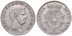FIRENZE Leopoldo II (1824-1859) Mezzo paolo 1857 - MIR 459/3 AG (g 1,44)
BB