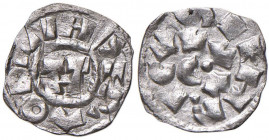LUCCA Enrico III, IV, V (1039-1125) Denaro - Biaggi 1058 AG (g 0,74) Di insolita qualità
SPL
