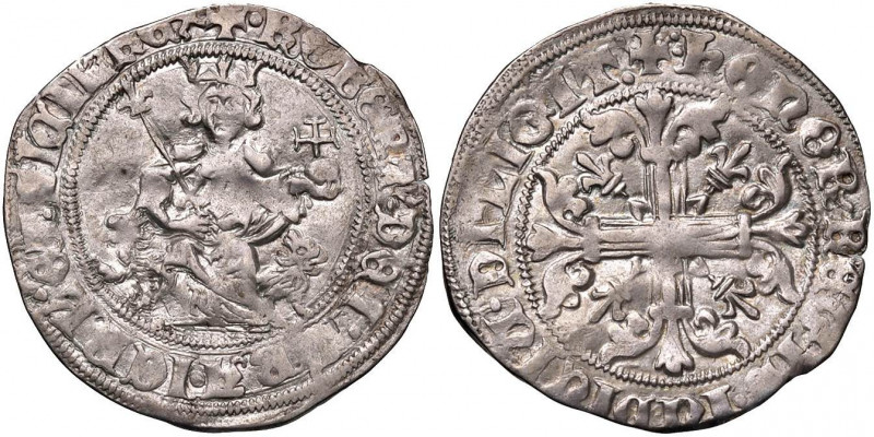 NAPOLI Roberto d’Angiò (1309-1343) Gigliato - MIR 28 AG (g 3,90)
qSPL