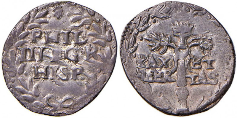NAPOLI Filippo III (1598-1621) 3 Cinquine - Magliocca 27/2 AG (g 2,01)
BB