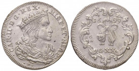 NAPOLI Carlo II (1674-1700) Tarì 1699 - Magliocca 30 AG Sigillata qFDC da Ruggiero Lupo
qFDC