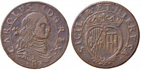 NAPOLI Carlo II (1674-1700) Grano 1683 - Magliocca 60 CU (g 8,56) Ottimo esemplare
BB+/qSPL